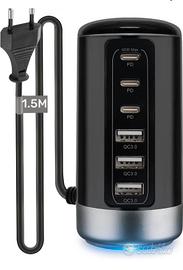 Caricatore USB-C Multiplo Carica Batterie 60W