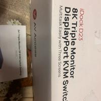8k triple monitor docking station