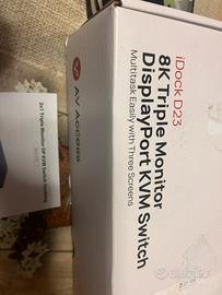 8k triple monitor docking station