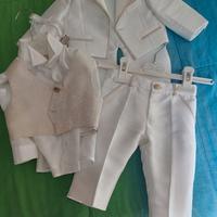 Vestito completo battesimo les etoiles 6/9mesi