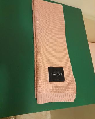 Coperta in Cotone e Bambù a Maglia Classica.