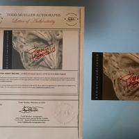 Autografo Robert England "Nightmare"con certificat