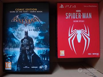 Batman e Spider-Man PS4 in Edizione da Collezione