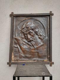 antico pannello quadro religioso