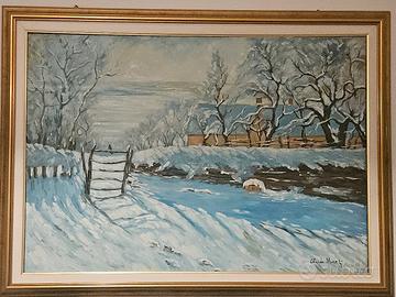 Quadro olio su tela  Monet