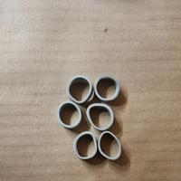 Lego 6 gomme per motore treno 12v 7865 gray