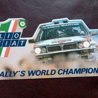 Adesivo sticker Lancia Rally Delta Fiat Champions