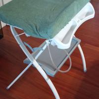 Fasciatoio pieghevole neonato Brevi con vaschetta