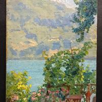 GIUSEPPE DIDONE olio cartone 24,5x14,5 VASSENA?