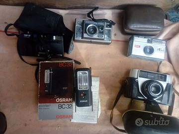 Lotto macchine fotografiche vintage