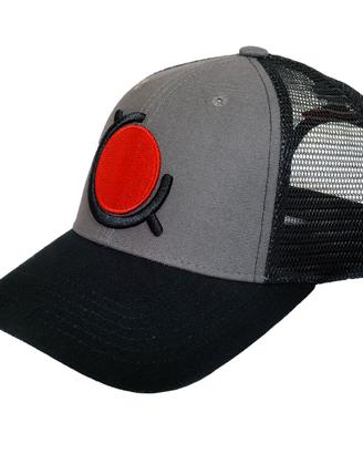 Cappellino Trucker Nero Grigio Rosso - City Owner