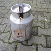 bidone latte depoca in alluminio