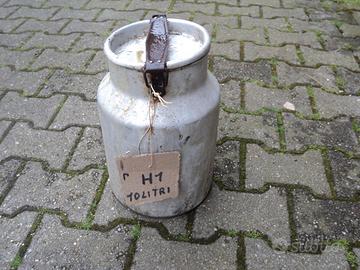 bidone latte depoca in alluminio