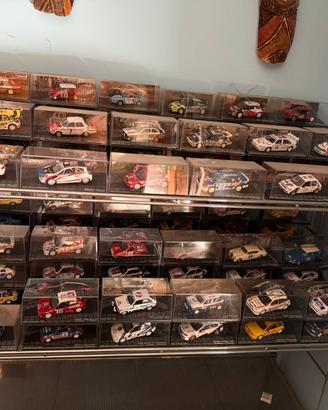 Collezione modellini macchine rally
