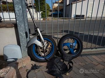 coppia ruota forcelle e freno nrg