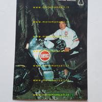 Bacou Cagiva Paris-Dakar 1988 cartolina originale