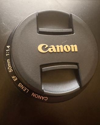 Canon EF 50mm f/1.4 USM – completo tappi.