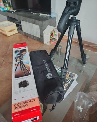 Treppiede Manfrotto Compact Action Testa Joystick