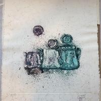 CÉSAR BALDACCINI - Acquaforte, Omaggio a Morandi