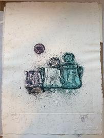 CÉSAR BALDACCINI - Acquaforte, Omaggio a Morandi