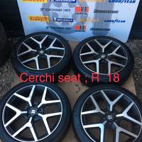 CERCHI E GOMME SEAT ARONA R 18 otime condizioni