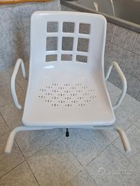 Sedile doccia girevole 