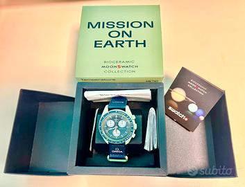 Prima serie 2022 Parigi Swatch x Omega Mission on