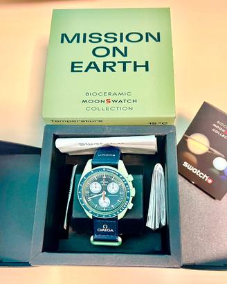 Prima serie 2022 Parigi Swatch x Omega Mission on