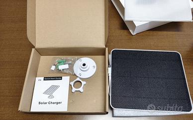 Pannello solare caricabatterie per telecamera