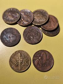 9 monete da 10 centesimi VITTORIO EMANUELE III