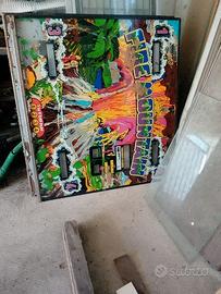 vetro flipper Zaccaria Fire Mountain