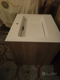lavabo nuovo di Ikea con tutti i pezzi 