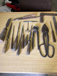 Utensili da fabbro vintage inizio '900