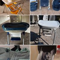 set passeggino,trio,seggioloni,fasciatoio ecc