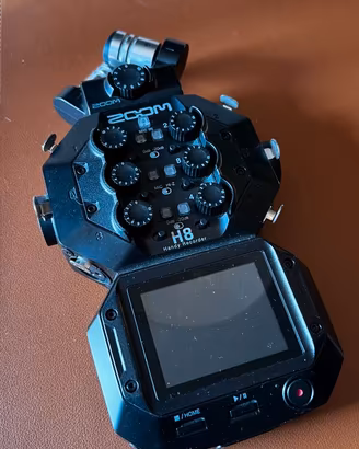 Zoom H8, Rode NT1A, Shure MV7X