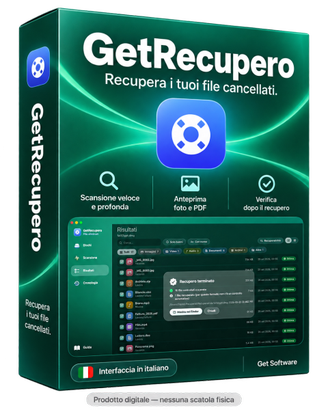 GetRecupero per Mac – Recupero File Cancellati e D