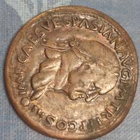 riproduzione moneta vespasiana