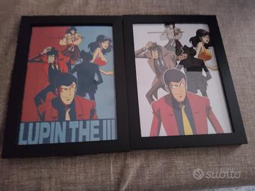 quadretto cornice lotto lupin