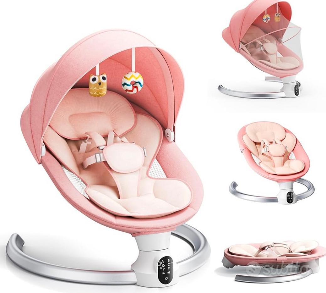 Sdraietta Neonati Elettrica - App E Telecomando Dondolo Bambina