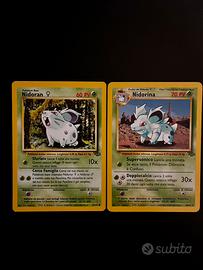 Nidoran-Nidorina Carte Pokemon