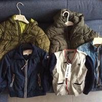 Lotto giacche e giubbotti bambino 12 - 36 mesi