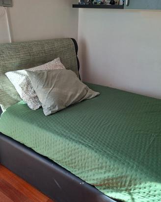 Letto una piazza e mezzo nero