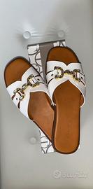 sandali bianchi estivi donna