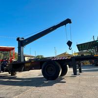 M96 Rimorchio targato con gru per imbarcazione e a