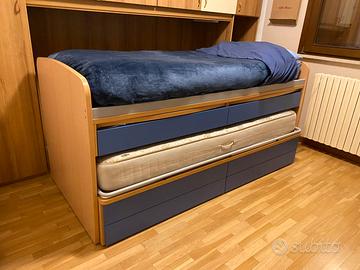 Letto estraibile doppio
