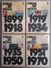 L'Italia del 20° secolo, 4 volumi completa Rizzoli