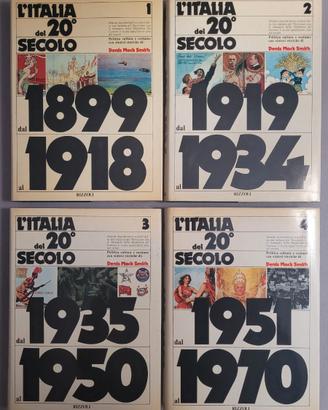 L'Italia del 20° secolo, 4 volumi completa Rizzoli