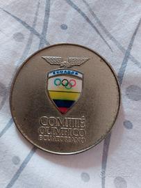 Medaglia celebrativa comitato olimpico Ecuador 