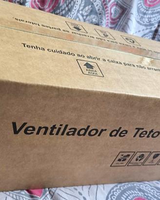 ventilatore con lampadario a led