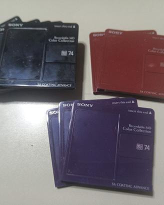 Lotto 3, n.10 minidisc Sony Color Collection 74